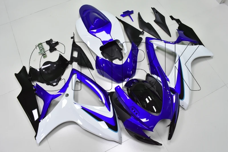 Пластиковые обтекатели GSXR 600 2006 750 синие белые черные комплекты обтекателей для Suzuki GSXR600 - 2007