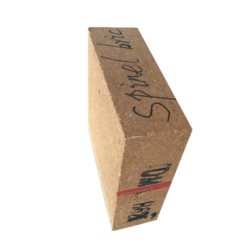 China manufacturer Alumina Industry Refractory Magnesia Aluminate Spinel Brick for VOD Refining Furnace