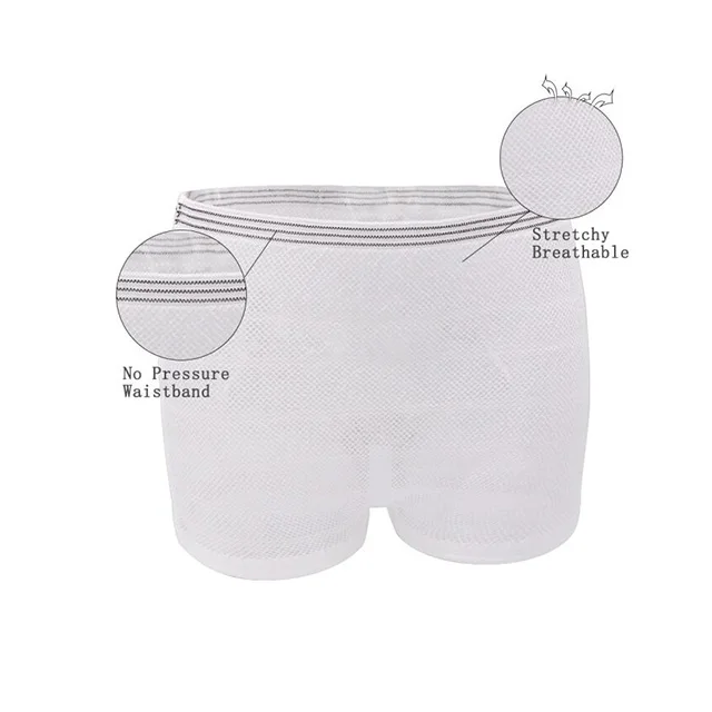 Mesh Underwear With A Pad Use For Women Menstrual Panties Special Period Breathable