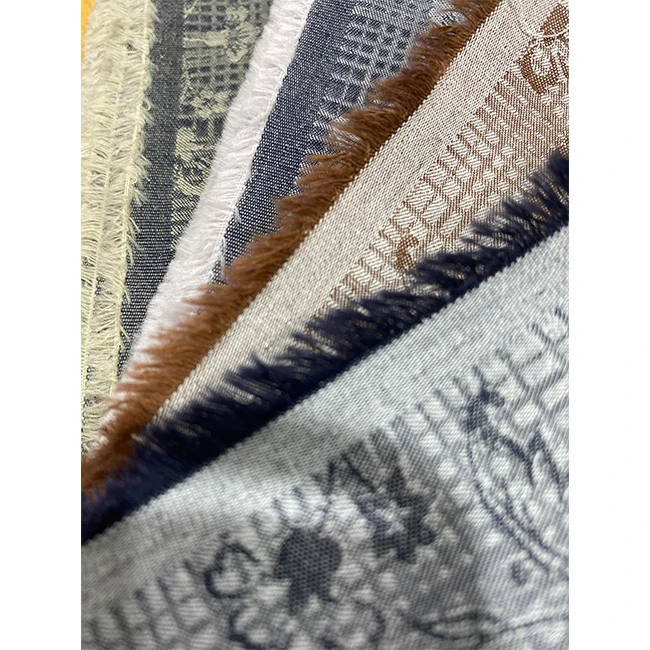 Custom made Japan yarn dyed shirt tear resistant brocade cool woven rolls floral fabric