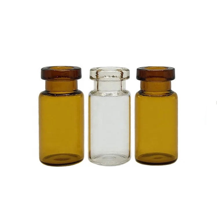 Флакон из янтарного прозрачного стекла для инъекций 2