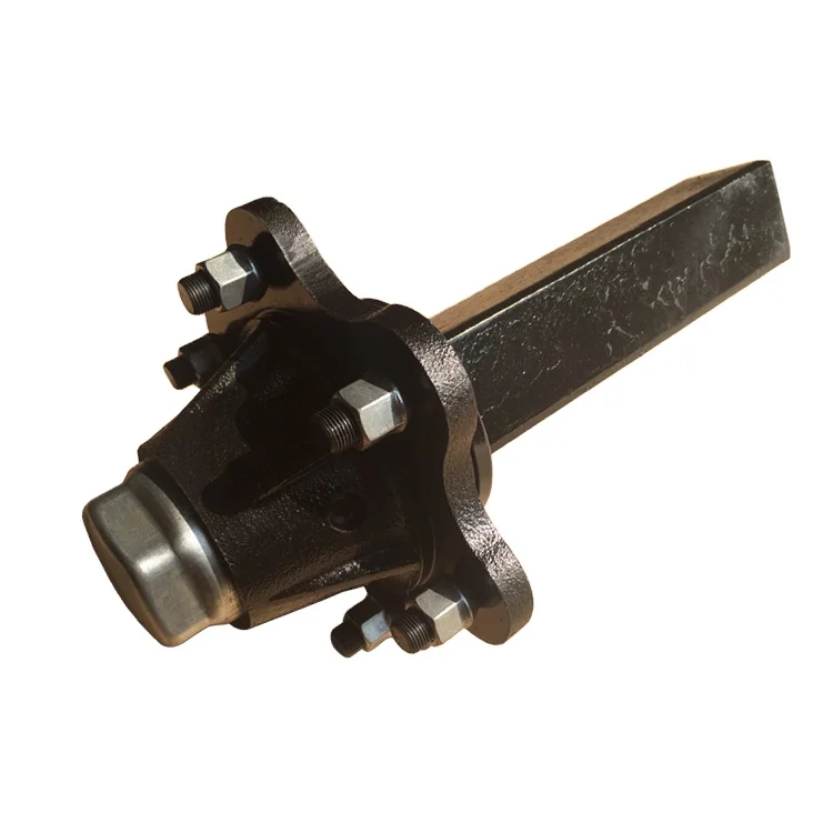 Wholesale Trailer Parts 4 Bolts Trailer Axle Hub Kit Assemble with spindle to fit 4 on 4 bolt