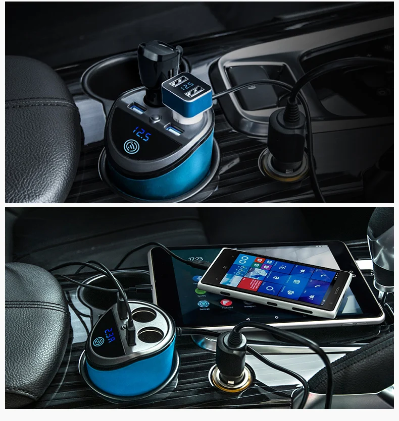 
PENGFAIES CFC2000 5 years warranty Modern simplicity 24V metal car fast charger with customizable colors 