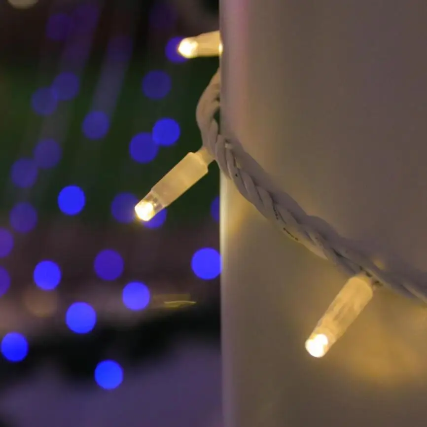 230V 110V 10m 100 LED warm white fairy lights wedding christmas lights new style