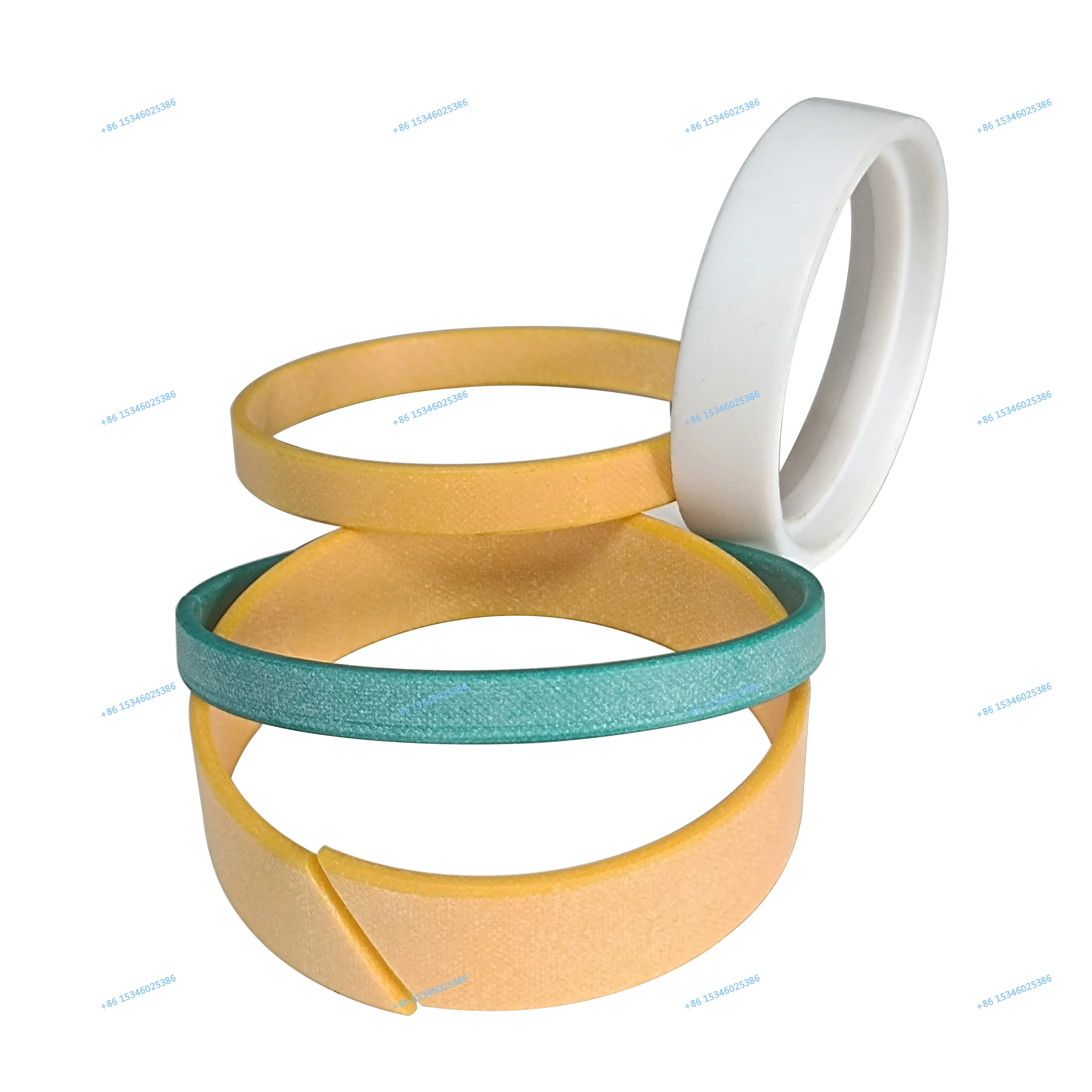 Hydraulic cylinder adopts imported material sky blue phenolic cloth PTFE copper powder wear-resistant ring 30*3mm