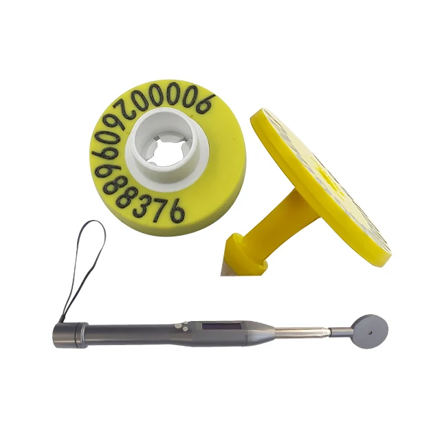 Icar Identification Round LF Reusable Rfid Ear Tag Animal Goats Sheep Pig Cow Cattle Ear Tags Markers