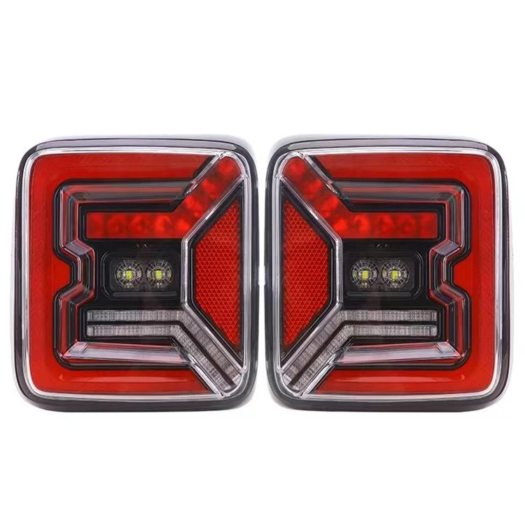 Amber turn signal car tail light with clear black smoked lens Super Bright 30W 12 Volt led tail light for truck