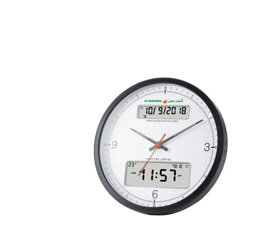 islamic Mosque Azan Clock Pray Time Quran Speaker with 18 Reciters Azan Quran Player Clock