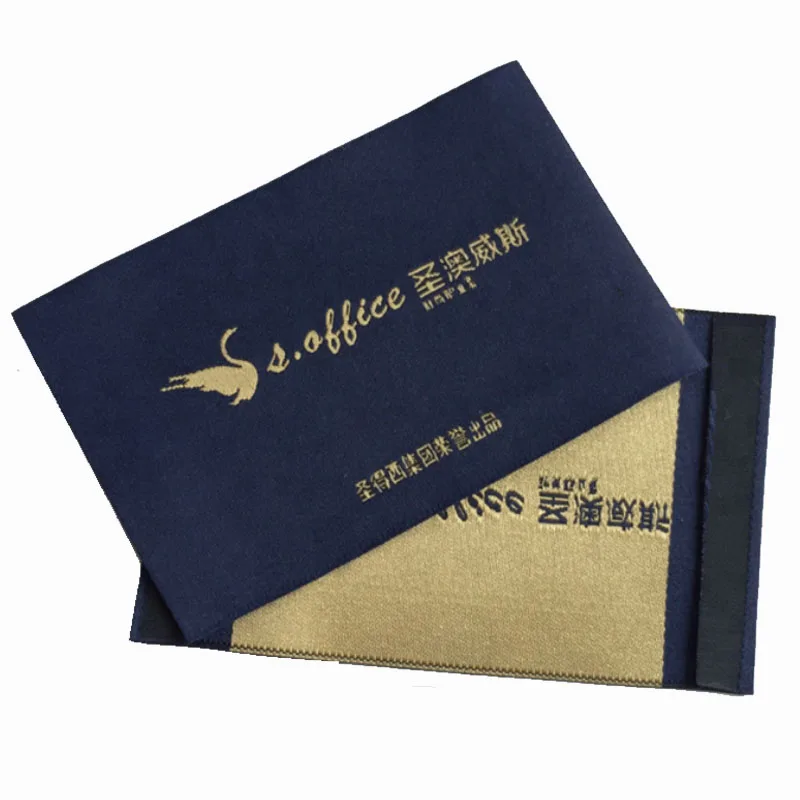 Custom T-shirt Handmade Clothing Label Brand Size Labels Main Garment Neck Woven Label For Clothing