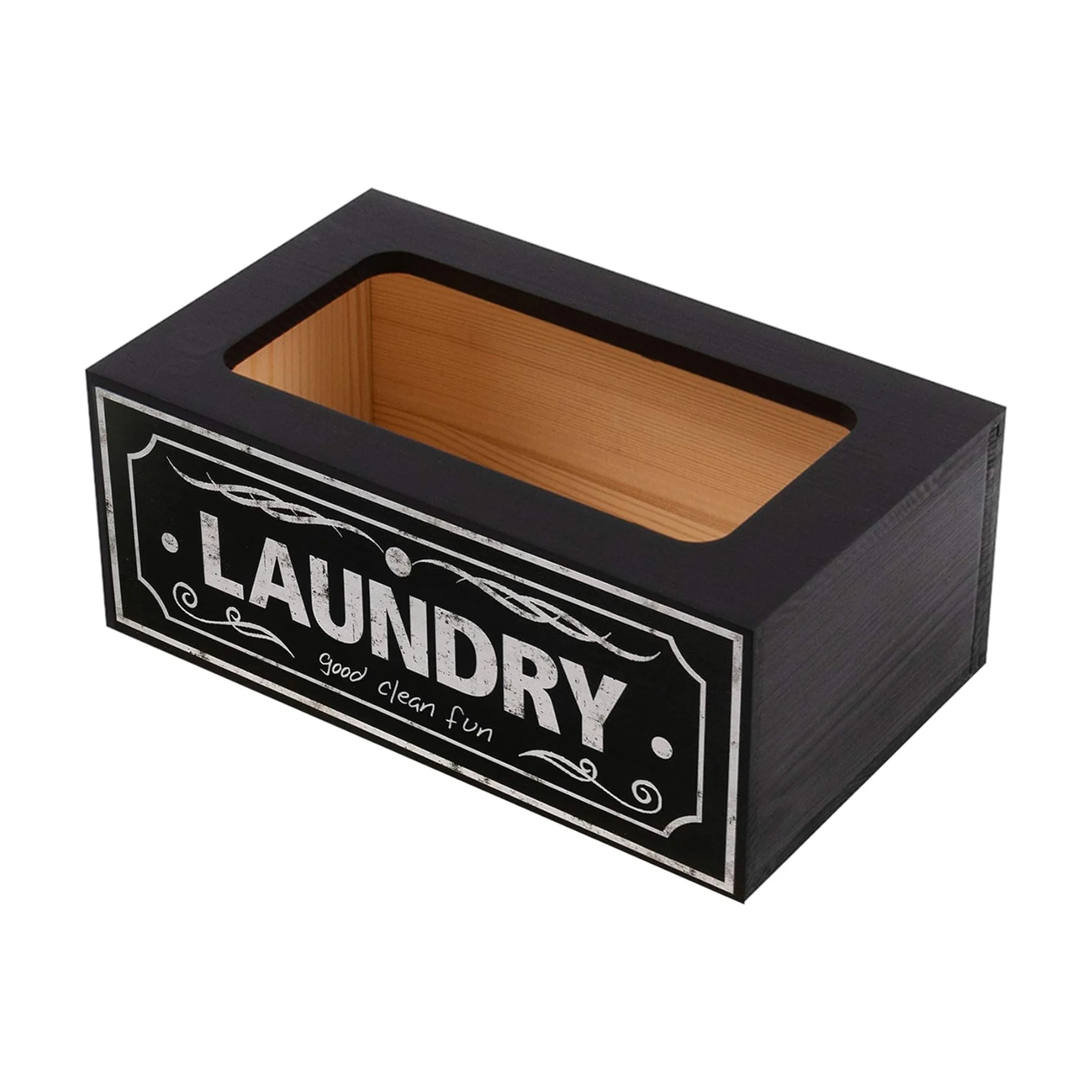 Laundry Room Organizer Softener Dispenser Dryer Sheet Holder Storage Box Rustic Decor Solid Pine Wood Eco-friendly Natural Gift