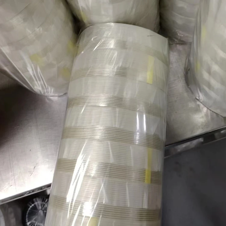 Superior Holding Power Fiber Glass Filament Tape High Temperature Hot Melt Reinforcement Cross Filament Tape for Sales