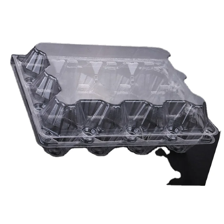 High quality 2, 6,8, 9 packs clear plastic disposable egg tray