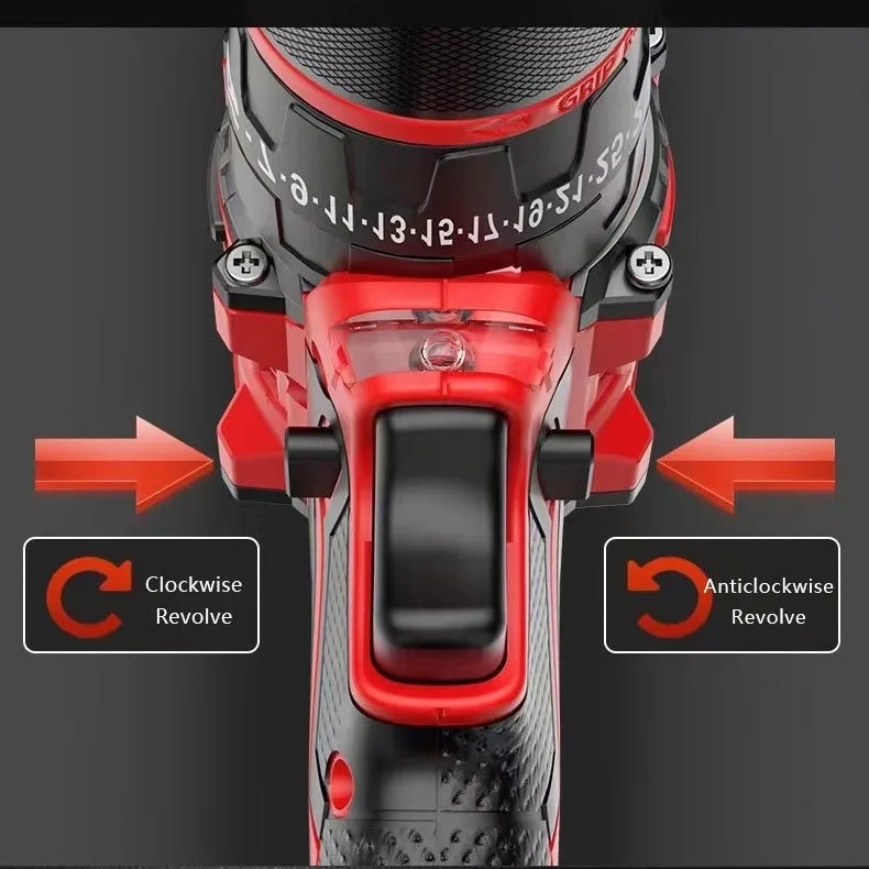 LARIX 48V Three Function Impact Drill Cordless Handheld Electric Drill Electric Screwdriver wireless Drill