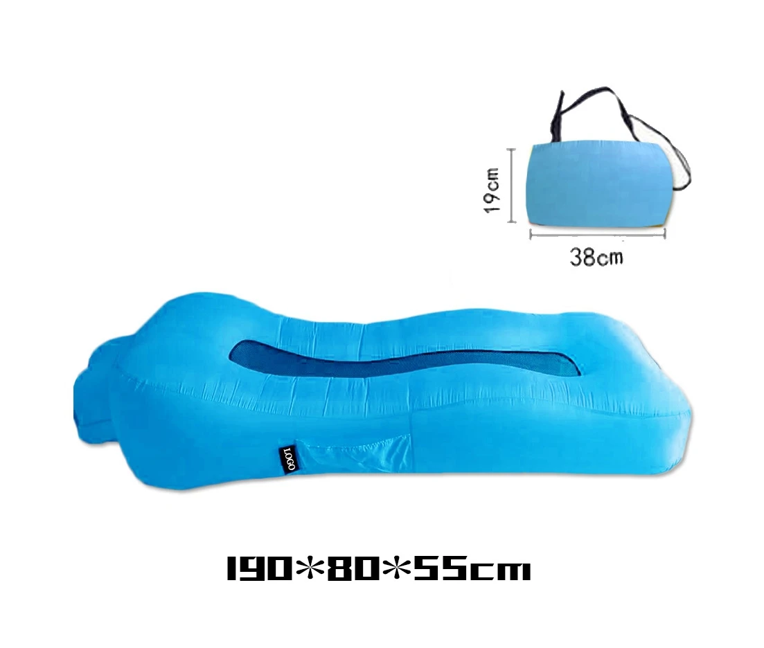 Camping Outdoor Leisure Couch Air Sofa Quickly Inflatable Lounger Polyester Air Bed Sofa Cum Chair