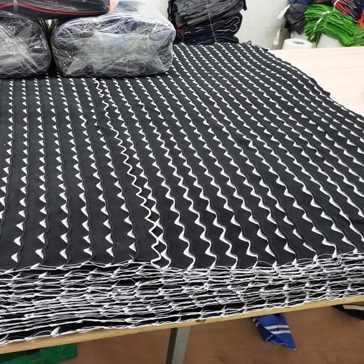 
Wavy edge thin rib for dress cuff hem collar rib fashion accessories 