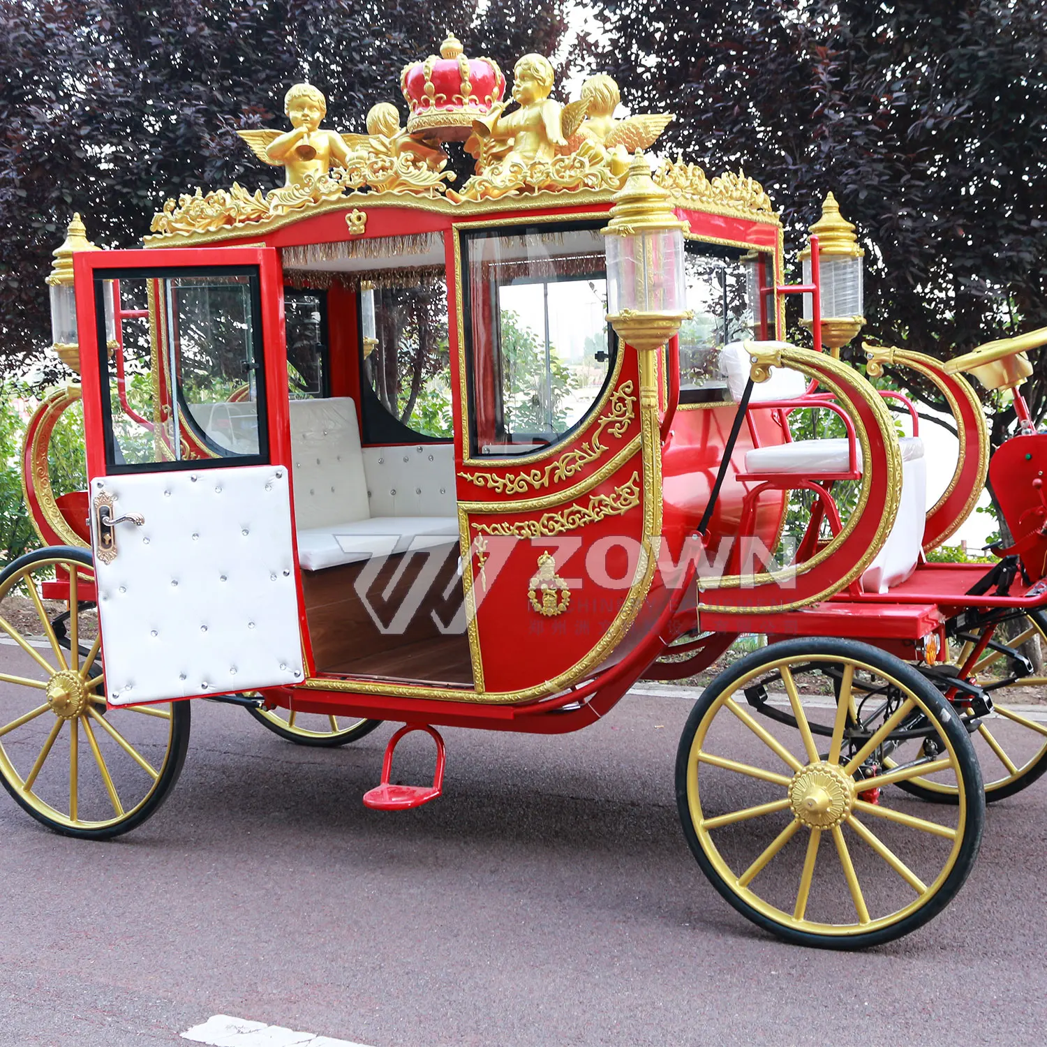 European style tourist attraction royal sightseeing carriage for sale at year end discount price / custom carriage color
