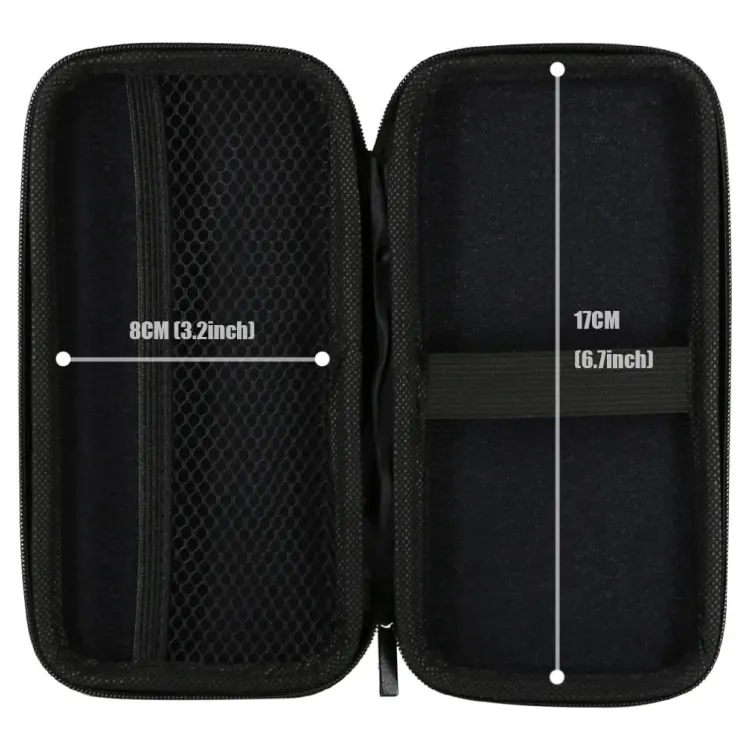 Shockproof Carrying Case Hard Protective EVA  Resistant Travel  Bank Pouch Bag USB Cable Organizer Earbuds Sleeve Zipper Wallet