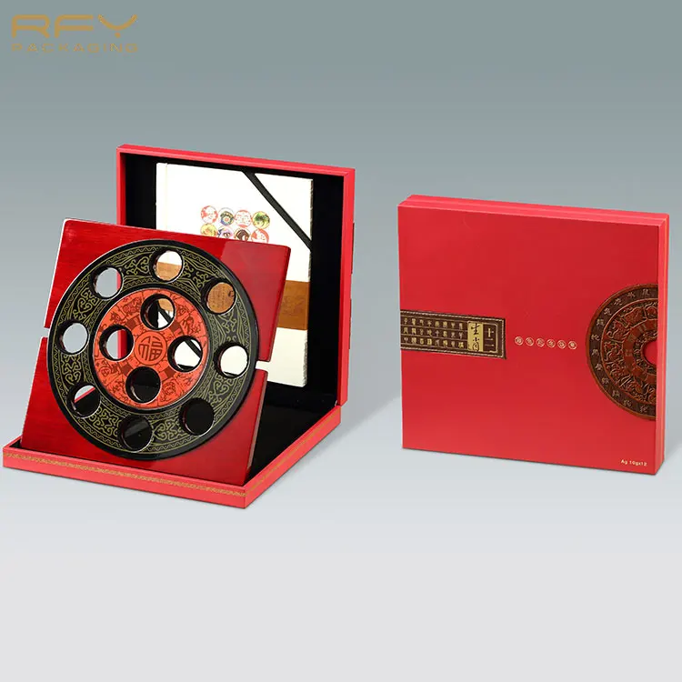 Factory Supply Personalized Anniversary Custom Award Box Coin Box Wooden Trophy For Competition And Sports Meeting