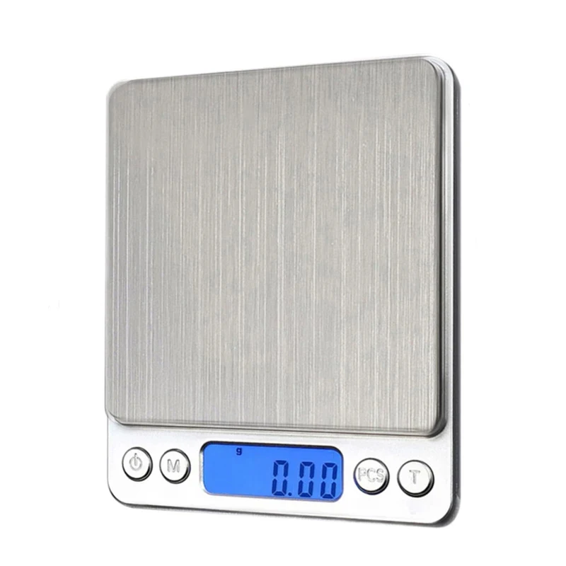 
Precise Super Slim Portable Small Scale Stainless Steel 5kg LCD Display Digital Kitchen Scales 