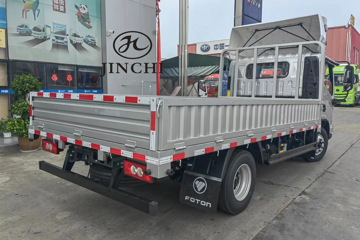 Foton electric trucks 4.5T 4.17m single row plug-in hybrid power grid light truck New Energy Vehicles