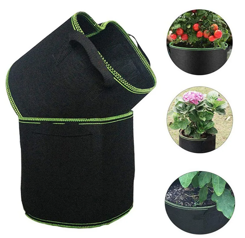 Hanging Planter Bag felt planting bag Vertical Felt Garden Plant Grow fabric hanging plant bags