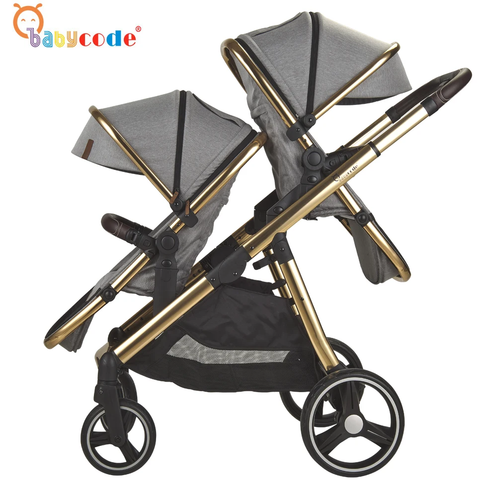 China Aluminum Baby Stroller 3 In 1 with Multi-functional Buggy Board  for Two Children