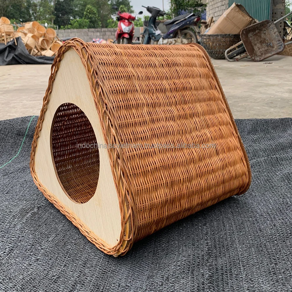 Wholesale rattan bird cage for pet, Natural woven bird house , antique bird nest breeading cage