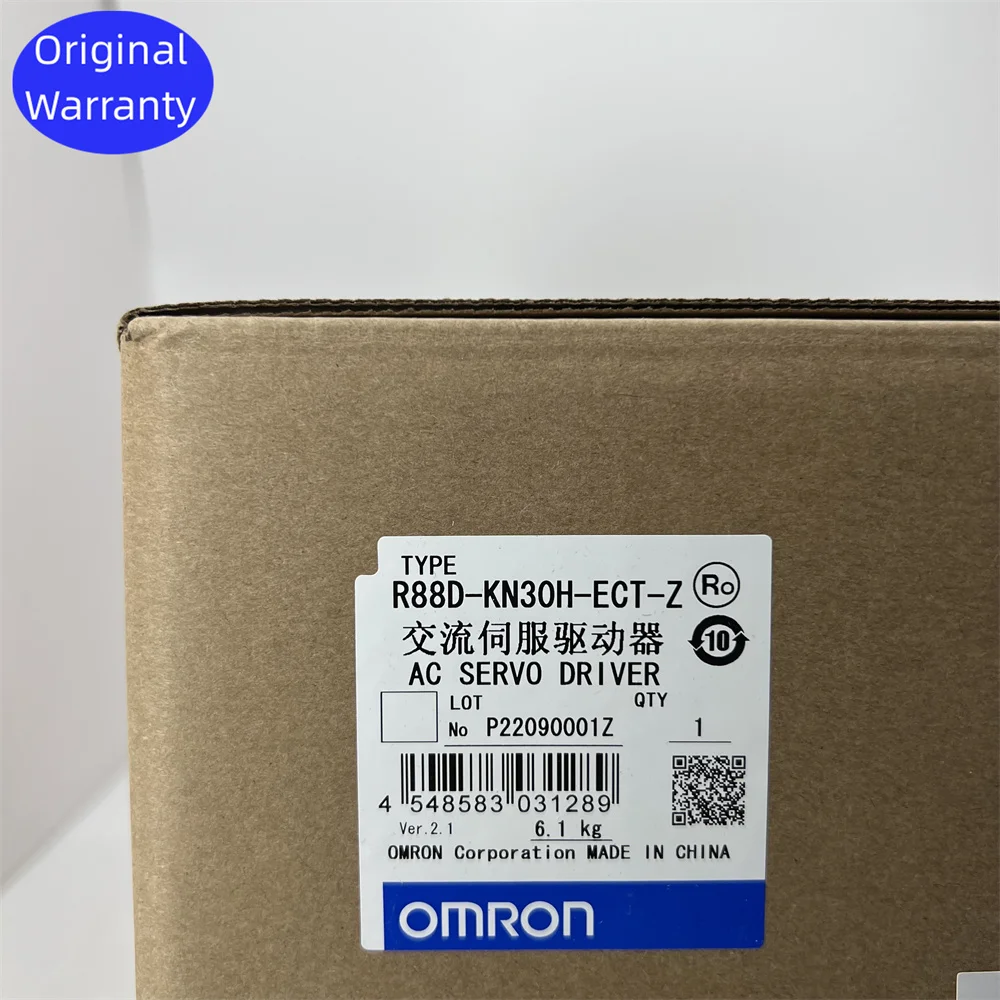 Servo Drives with built-in EtherCAT Communications R88D-KN04H-ECT R88D-KN08H-ECT R88D-KN30H-ECT R88D-KN10F-ECT R88D-KN50F-ECT