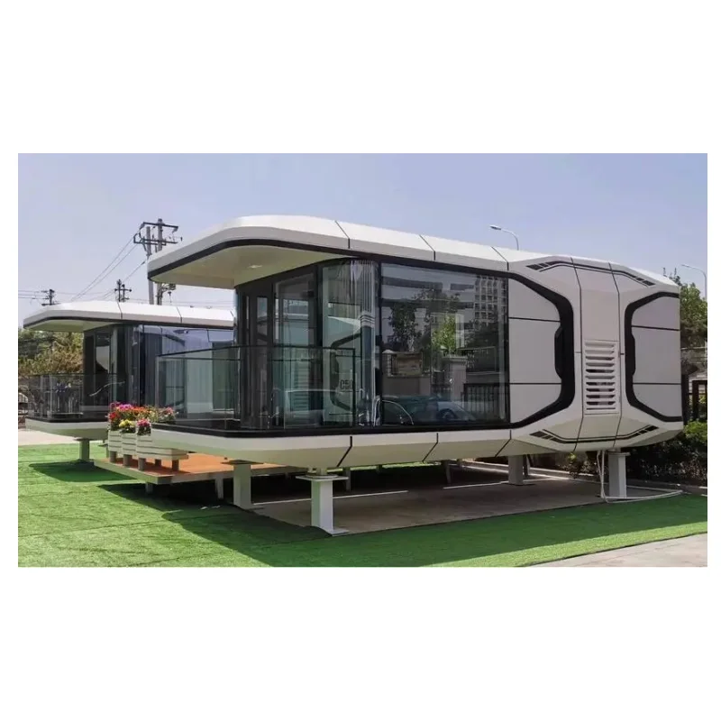Global Housing Container Cabin Homes MovableVilla House 40ft Container for Capsule Office Pod casa prefabricadas envio gratis