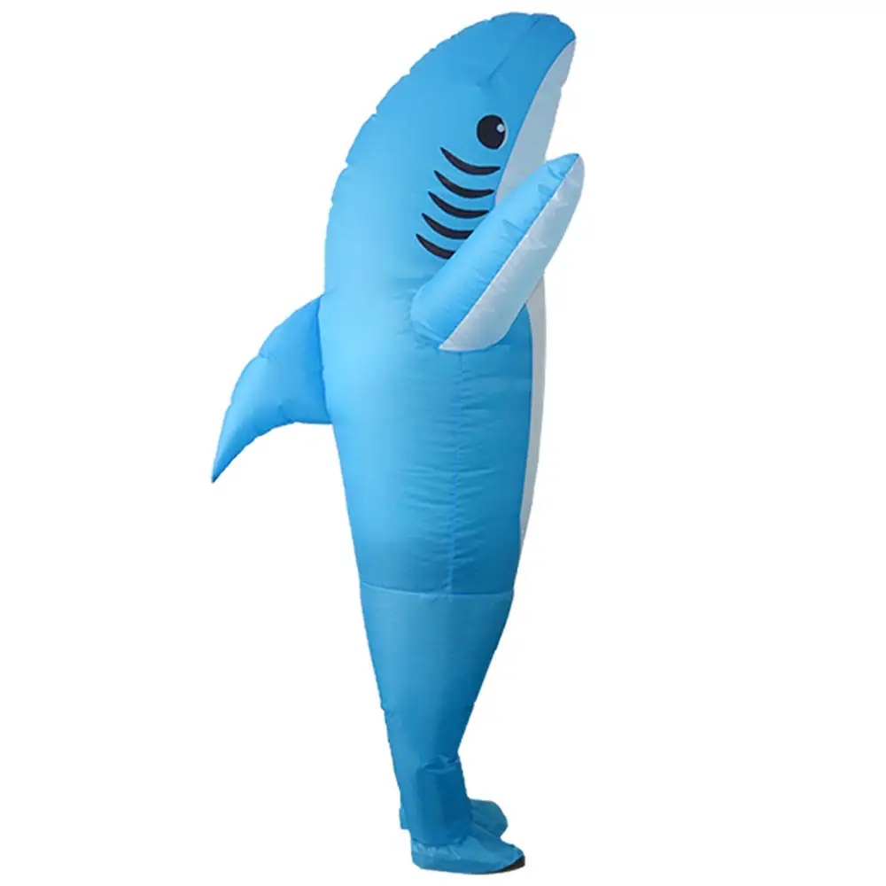 Inflatable Animal Shark Costume Halloween Cosplay Cosplay Party Air Blow-up Deluxe Costume Adult