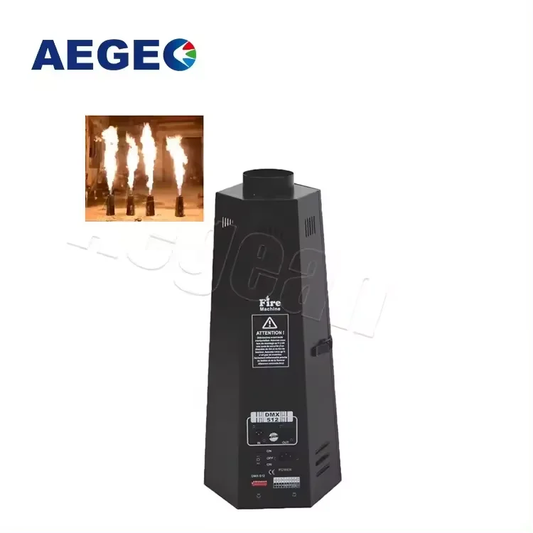 150W Special Effect DMX Remote Control Spray Fire Flame Machine For Stage Show