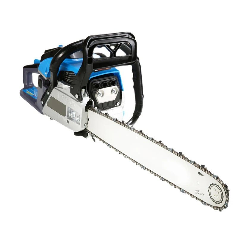 60Cc 2 Cycle High Power Garden Tree Branch Wood Cutting Gas Oil Gasoline Powered Cordless Handed Chainsaws For Cutting Wood
