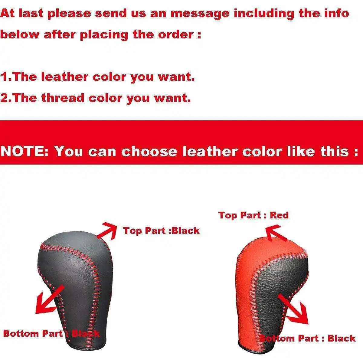 Cheap Design Car Accessories Gear Shifter Cover Car Interior Gear Shift Knob Cover Trim