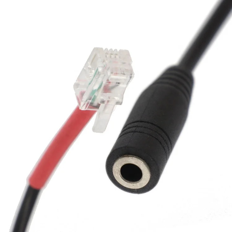 RJ9 RJ10 к гнезду 3,5 мм CTIA разъем аудио разъем гарнитура адаптер кабель для офисного телефона