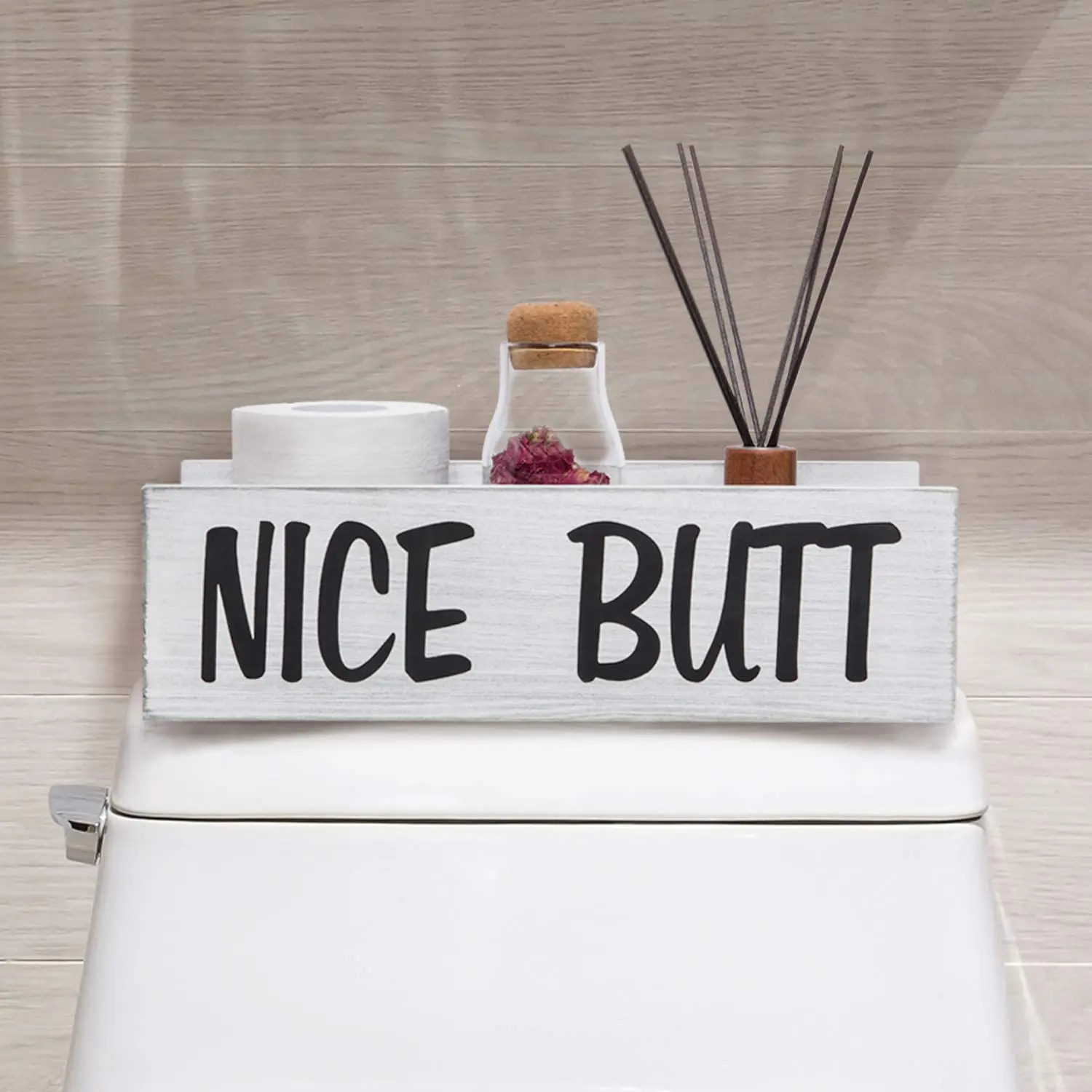 Farmhouse Rustic Wood box Home Decor nice butt bathroom decor box