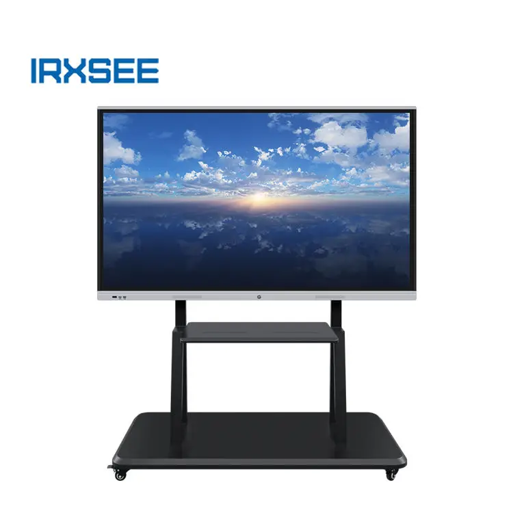 Custom 65 75 85 inch hd led infrared touch screen monitor smart tv panel display interactive whiteboard