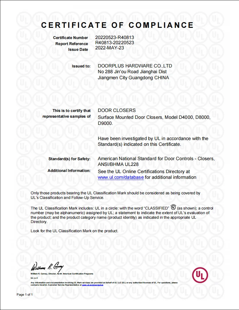 Doorpuls High Quality strong closing and latching power sliding arm Classic Concealed Aluminum Alloy Hydraulic Door Closer