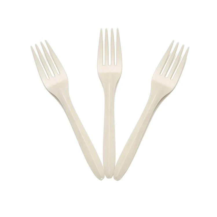 GreenWorks disposable biodegradable composting fork environmental fruit salad dessert cake custom made medium weight fork bulk