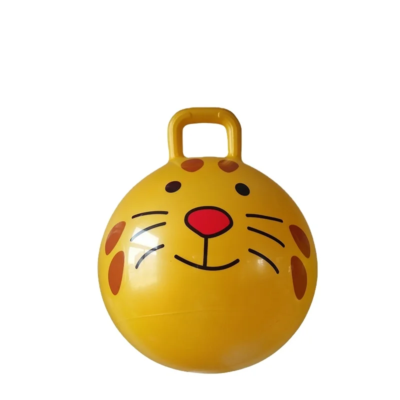 Hot selling Colorful Play high quality kids tennis space hopper ball and jumping ball with handle