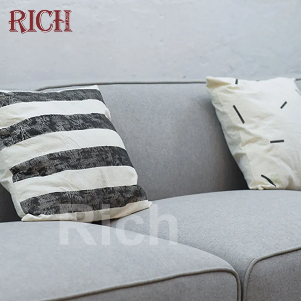 European living room settee modular sofa big luxury sectional couch white fabric I shaped large sectional corner couch sofa