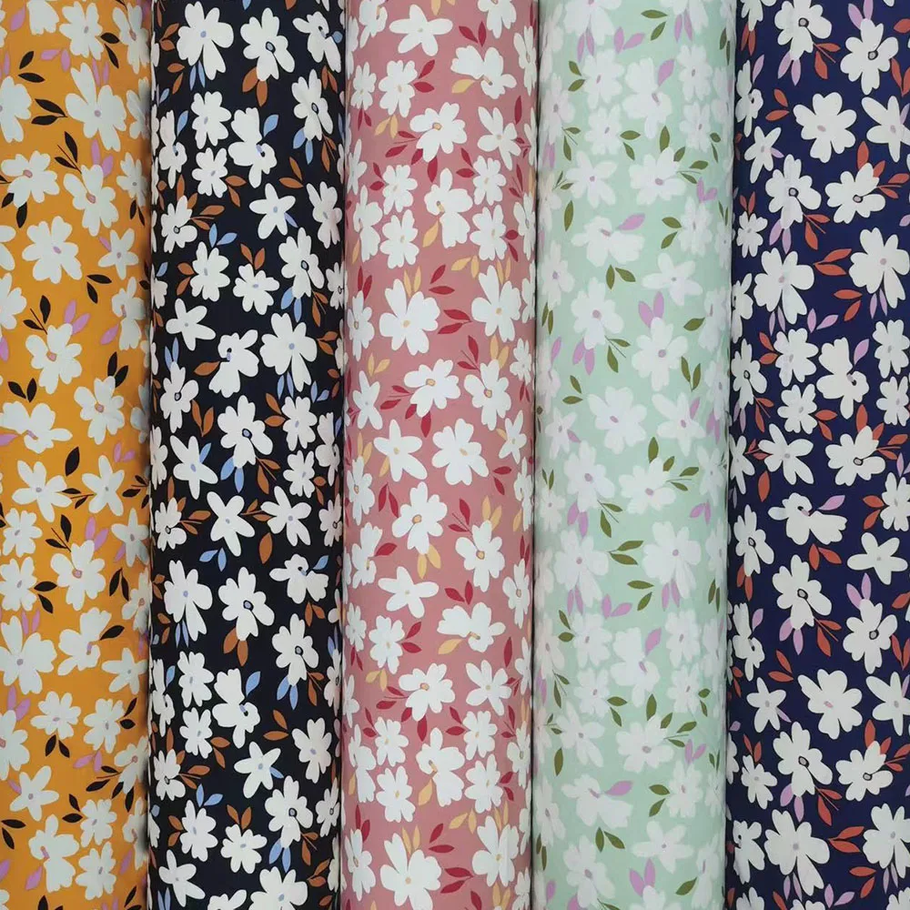 Cheap Wholesale China Factory Moss Crepe/ Furong Crepe Fabric for lady dress