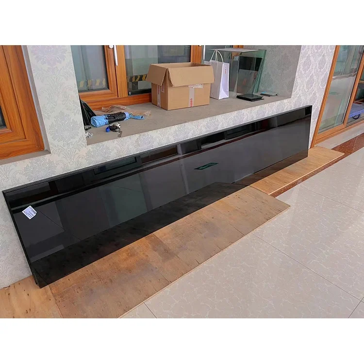 Luxury Impact Tempered Aluminum Alloy Glass Frameless Garage Door Modern Insulated Commercial Glass Garage Doors for Homes