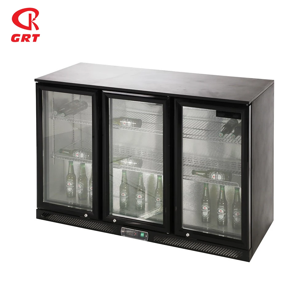 GRT-GN320H Commercial Glass Door Display Mini Beverage Cooler Bottle Cooler Refrigerator