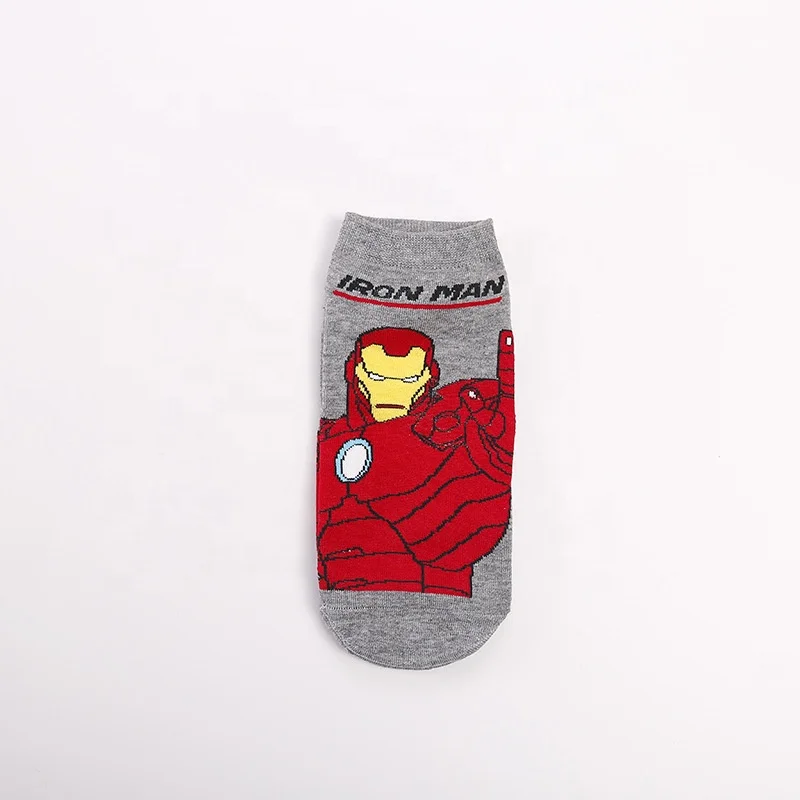 New Marvel ebay hotsale fashion super hero students ankle pretty cartoon cute boy tube socks