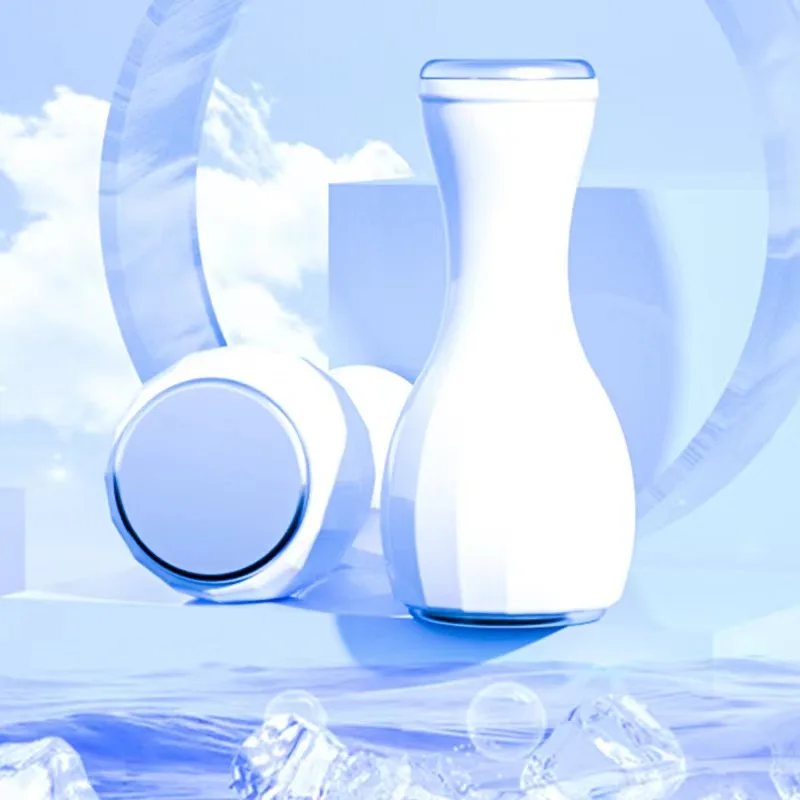 LOW MOQ New Handheld Metal Face Skin Cooling Rejuvenation Ice Cryo Good Companion for Derma Roller