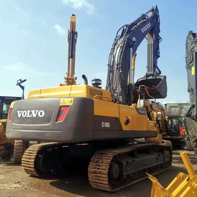 Good condition volvo 480 dl 48 ton used volvo 480 tracked excavator in China