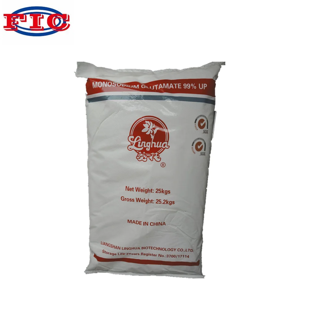 2023 горячая Распродажа Linghua MSG мононатрия глутамат 99% мин пищевой класс 30/60/80