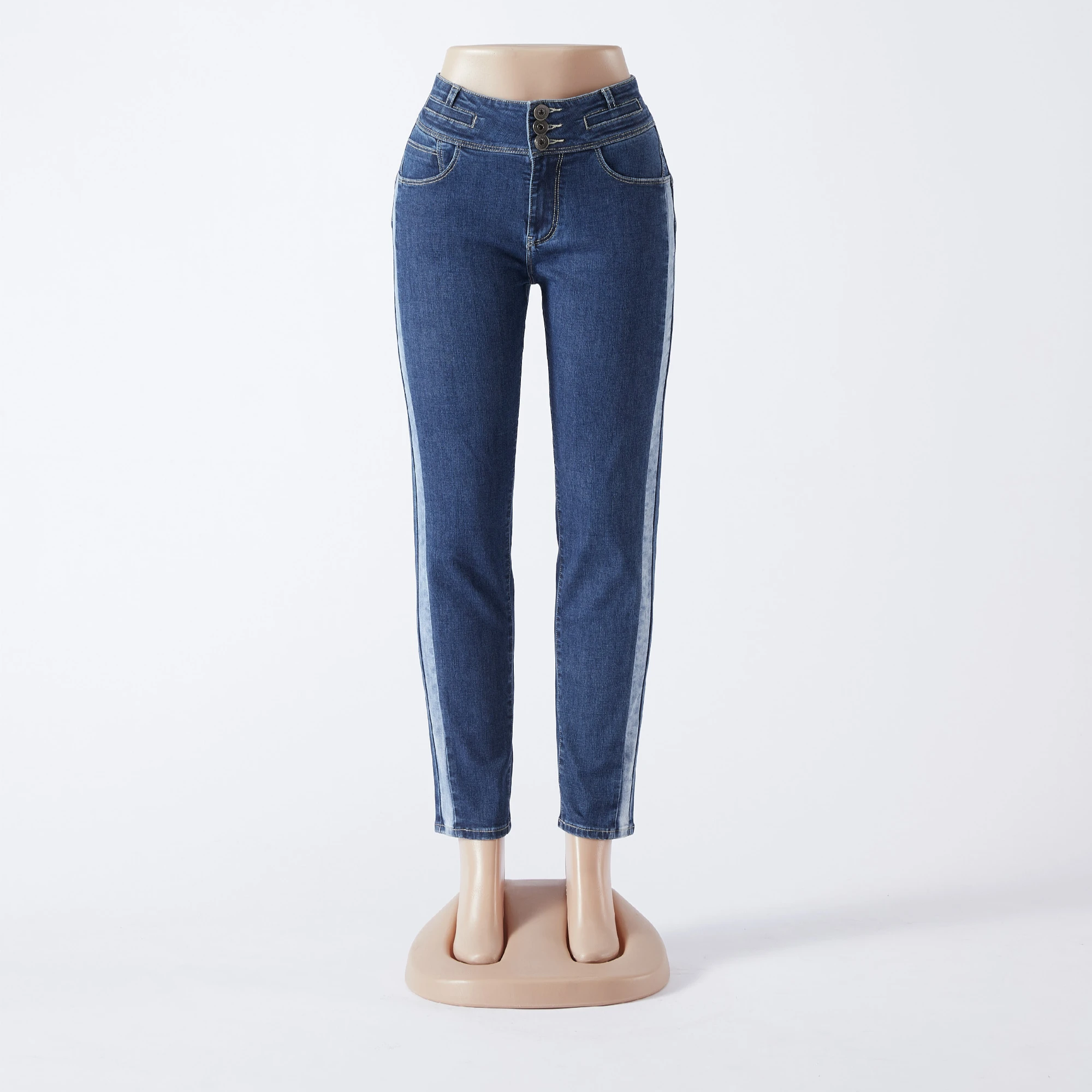 Jeans Denim Fabric GL7116-1D Super Stretch Twill Denim Mens Fabric Cut Piece