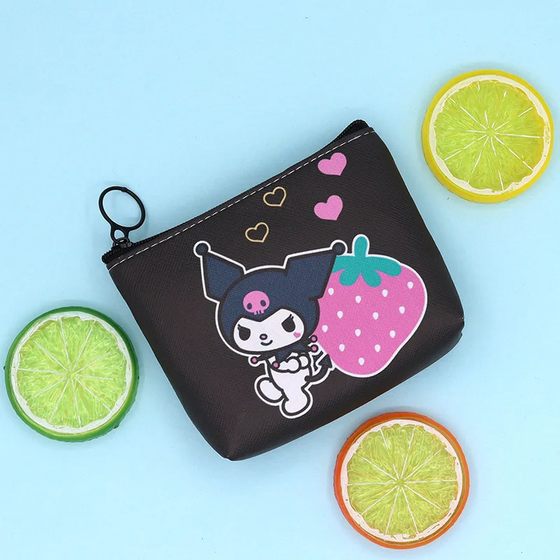 Симпатичный мультяшный кошелек Sanrio KT Melody Cinnamoroll PU для монет с