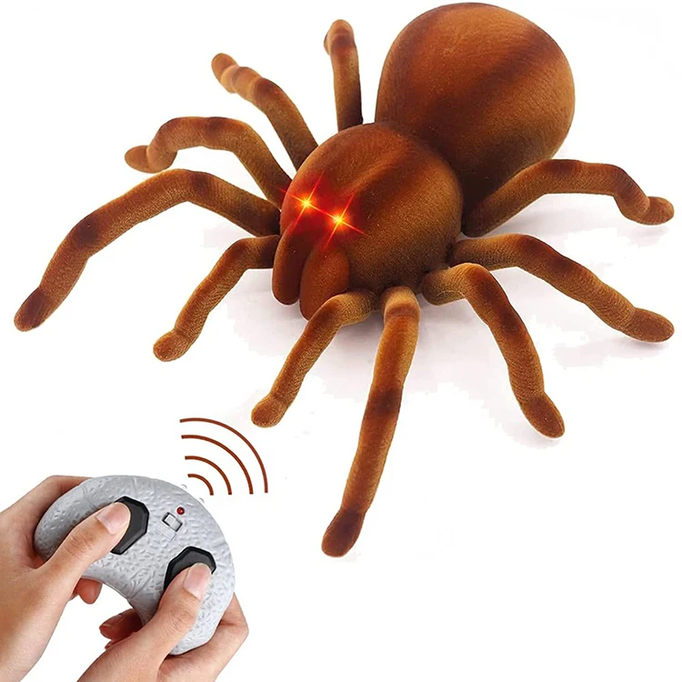 Wholesale Hot Sell Simulation Bug Toys Infrared Remote Control Spider Prank RC Insect Radio Control Toys